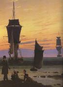 Caspar David Friedrich detail The Stages of Life (mk10) oil